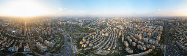 长沙城市地标航拍全景