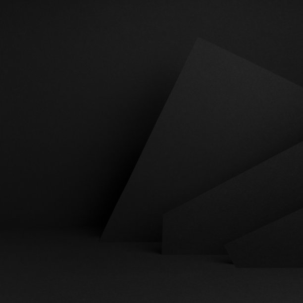 抽象暗黑简约几何背景墙