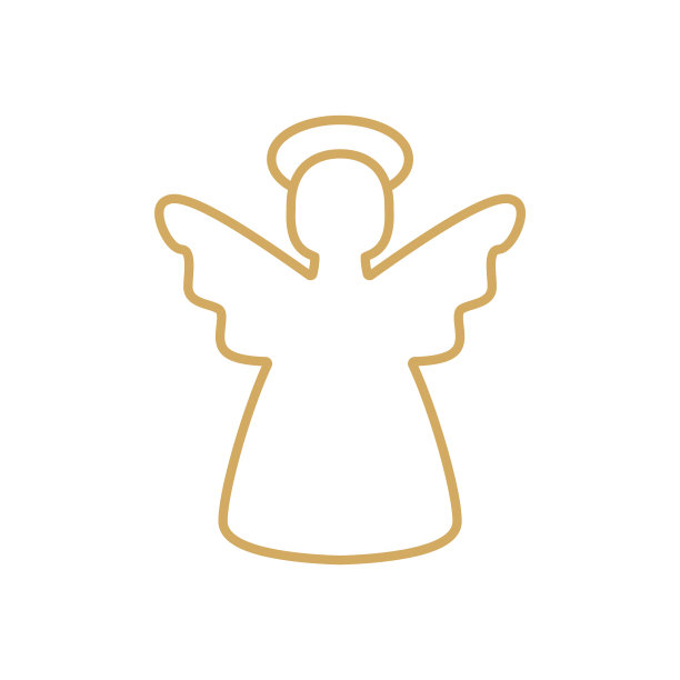 翅膀女人女性logo