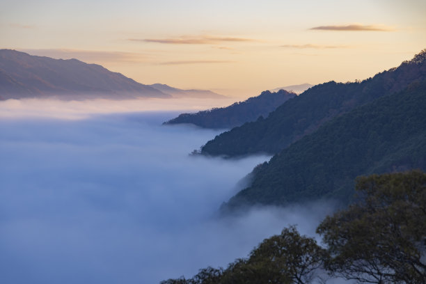 远眺远景全景航拍