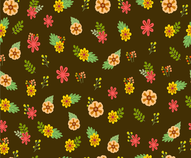 植物花朵装饰图案