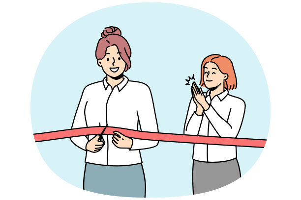 传统包子铺线描插画