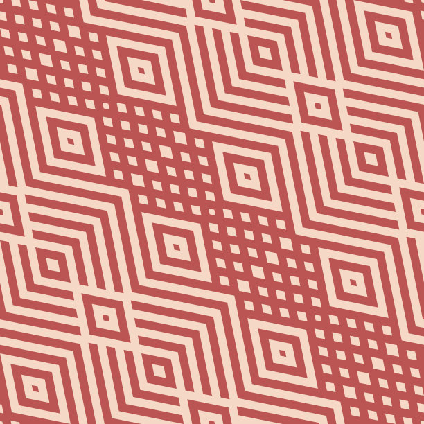 红色方块背景模板创意设计插图