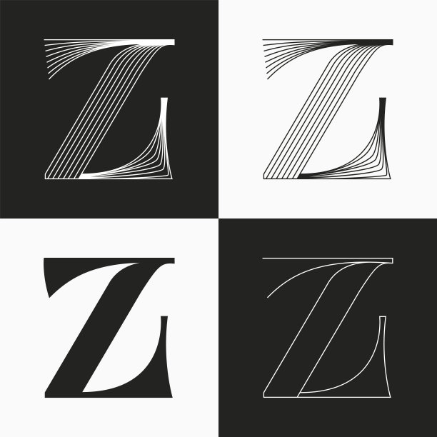 z字母建筑logo
