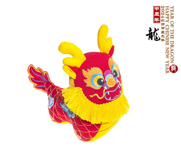 传统复古中国龙新春设计
