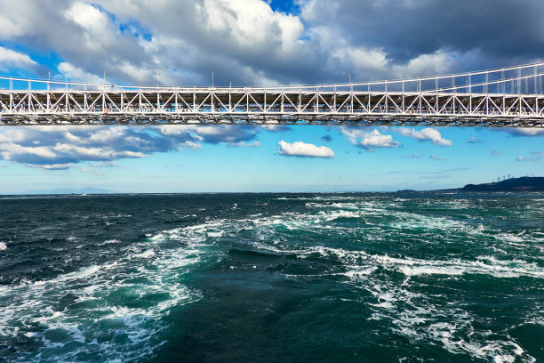 海浪和跨海大桥