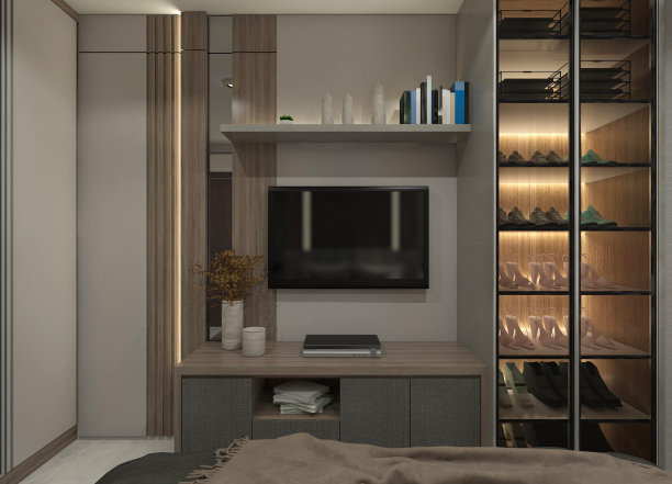室内设计 卧室模型 高清效果图