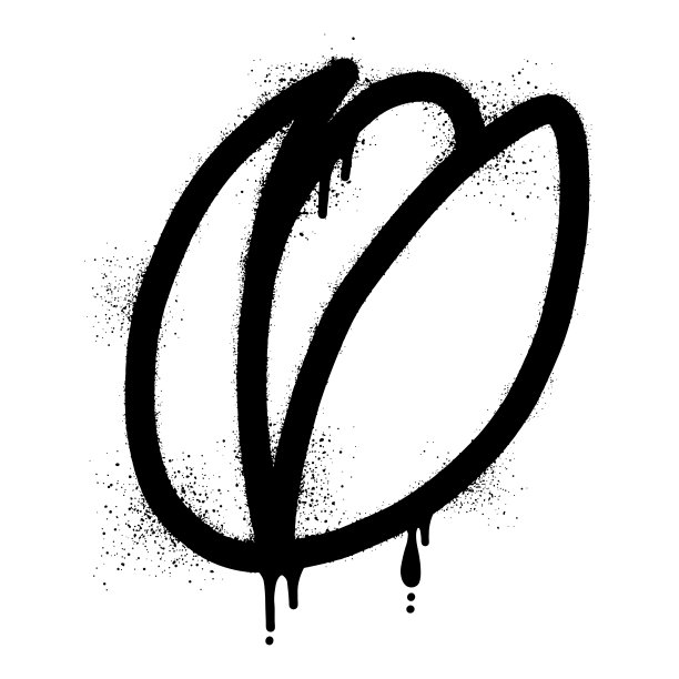 休闲食品图形花生纹理标识插画