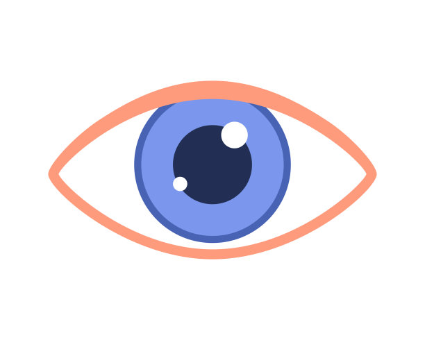 抽象眼logo