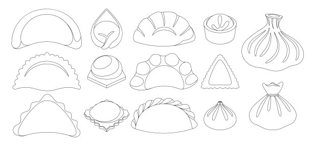 时尚端午节粽子元素
