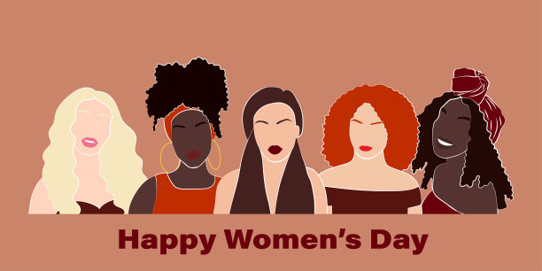 民族女孩插画