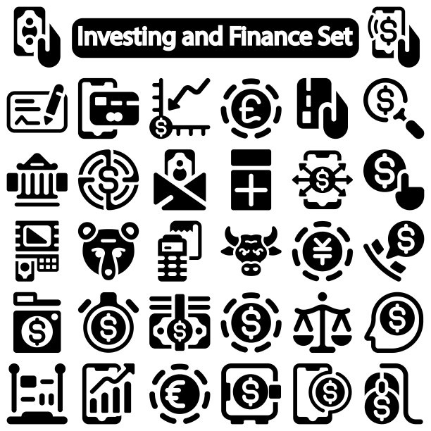 金融财富管理logo标识设计