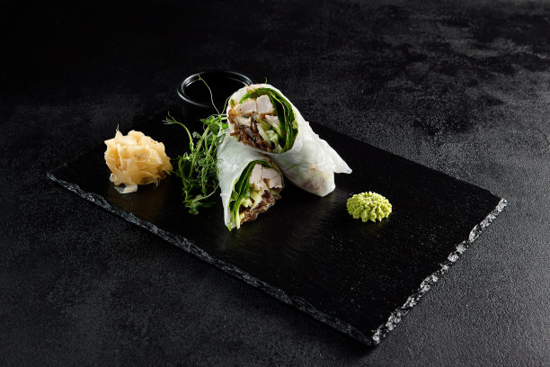 清新,午餐,食品