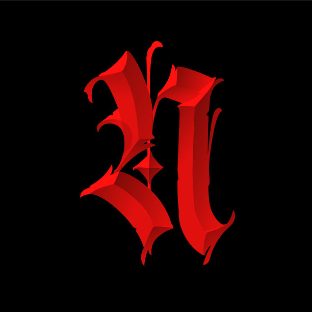 n英文n字母logo