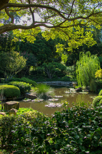 日式庭院景观配图