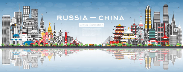 北京城市中国风建筑插画