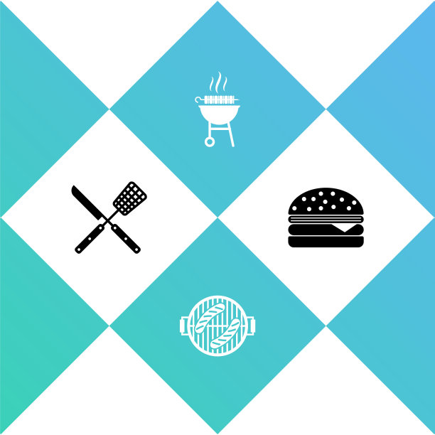 格子烤肉,蔬菜,牛排