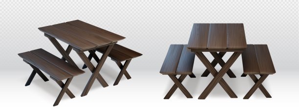 实木长餐桌椅组合