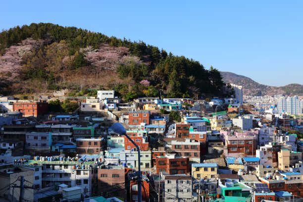 韩国釜山甘川文化村