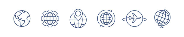 科技球体箭头logo