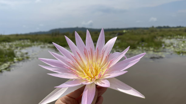 蓝湖水波浪花