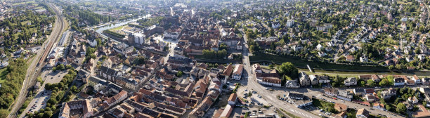 法国中世纪古城与建筑航拍