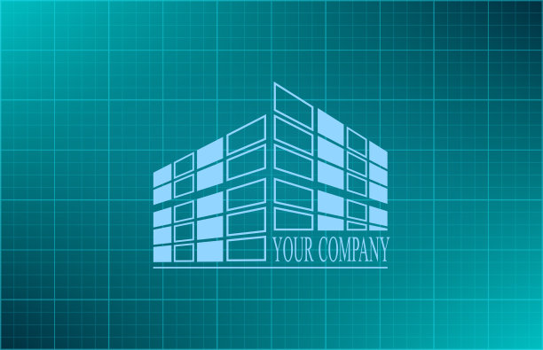 建筑工程公司标志logo设计