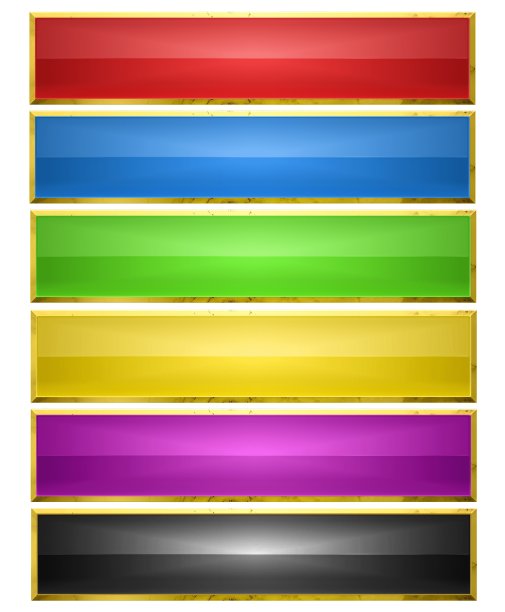 红色绿色蓝色高档名片