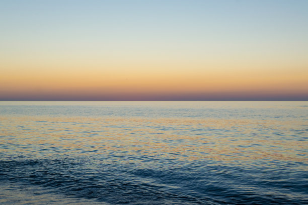 黎明,太阳,海景