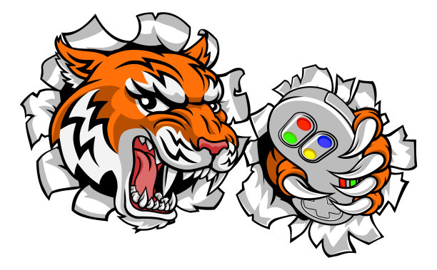 老虎爪子logo设计