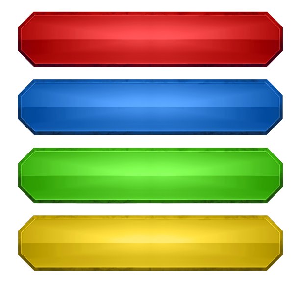 红色绿色蓝色高档名片