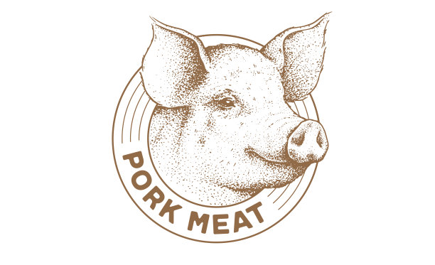 猪肉包装字体