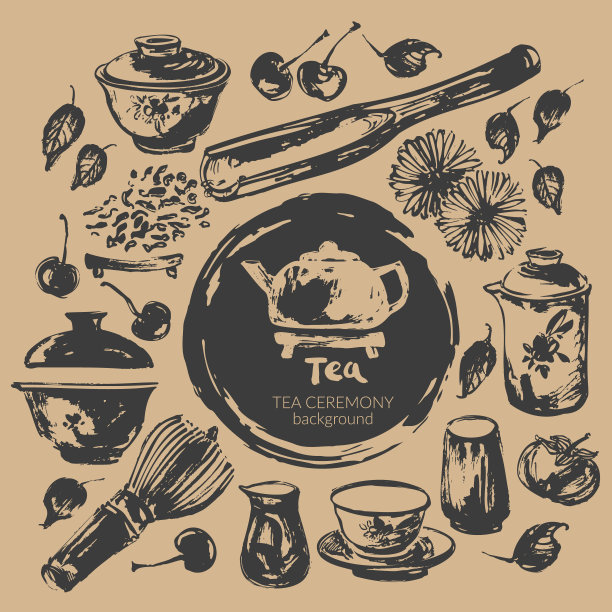 中式茶艺海报