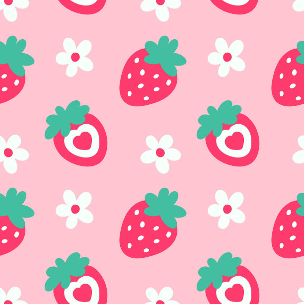 草莓图案服饰