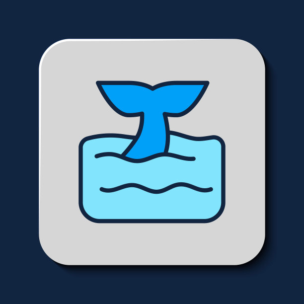 鲸可爱logo