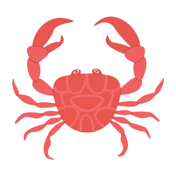 卡通小龙虾logo设计