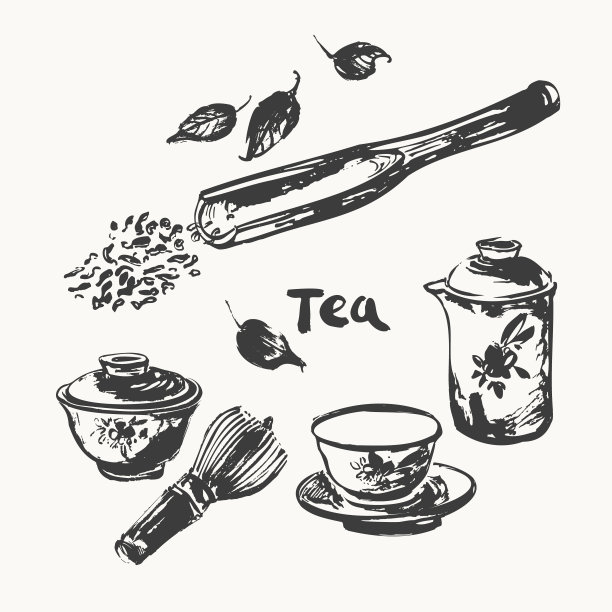 国画茶壶