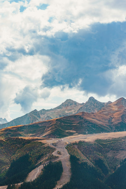 云景,山脊,清新