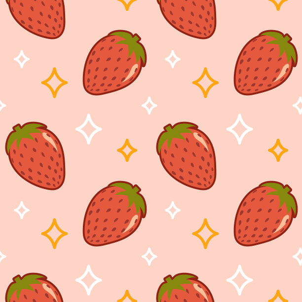 草莓图案服饰