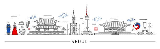 韩国首尔城市风光掠影