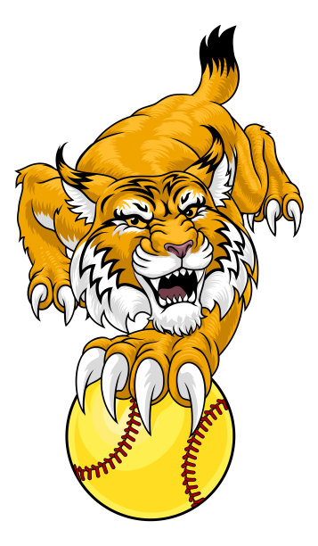卡通运动狮子logo吉祥物