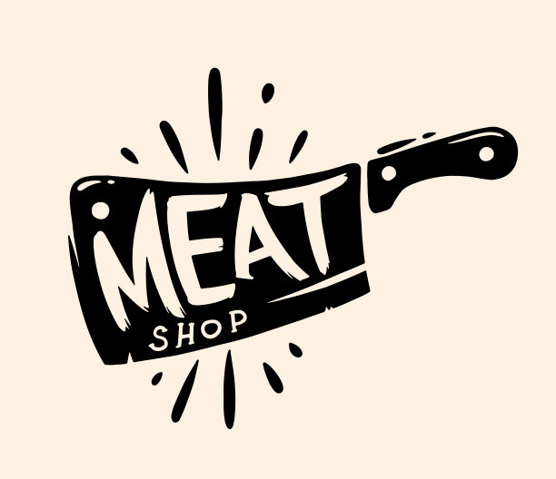 卡通猪餐饮食品logo设计