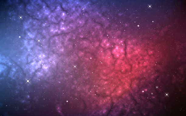 银河星云矢量素材