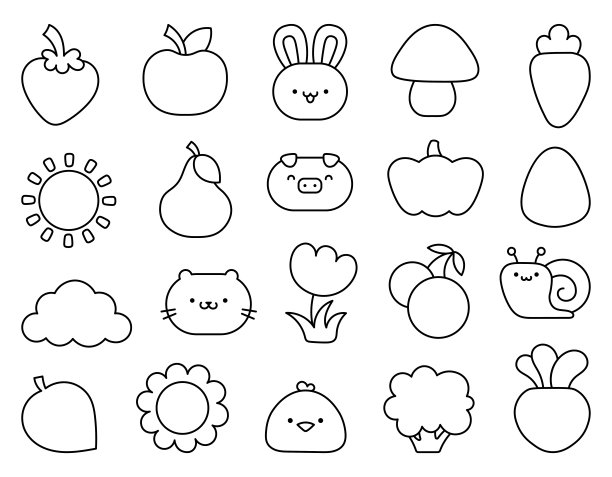 蔬菜水果卡通表情