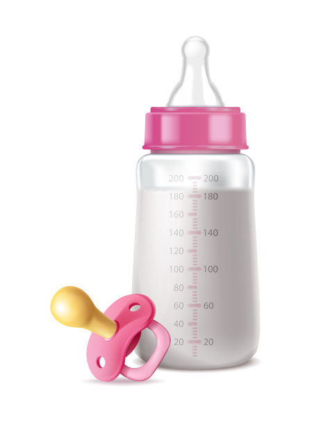 婴儿可爱立体元素 粉色