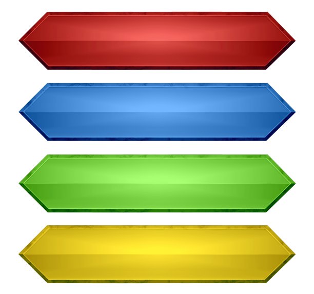 红色绿色蓝色高档名片