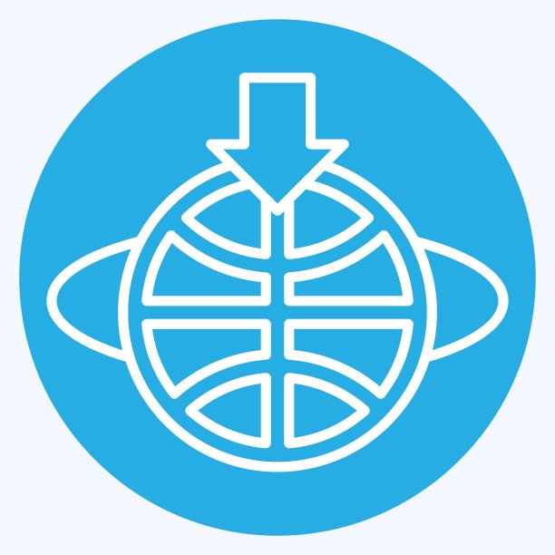 行星卫星地球logo