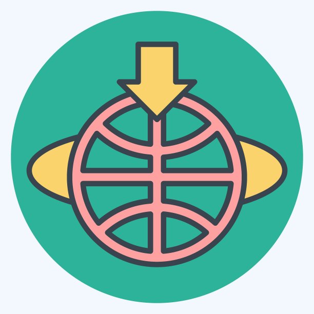 行星卫星地球logo