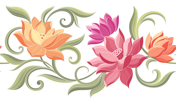 矢量抽象粉色花瓣花朵创意素材
