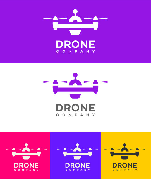 无人机拍摄logo